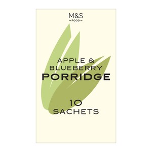 Quaker Oat So Simple Apple & Blueberry Porridge Sachets 10x36g