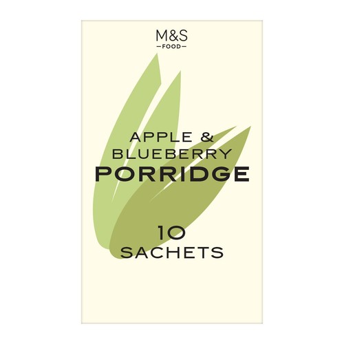 M&S Apple & Blueberry Porridge Sachets