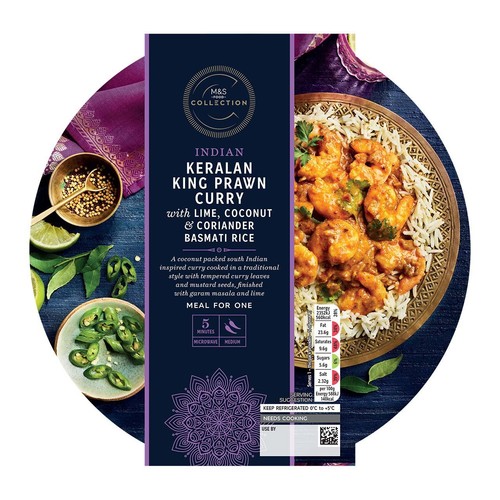 M&S Collection Keralan King Prawn Curry With Basmati Rice