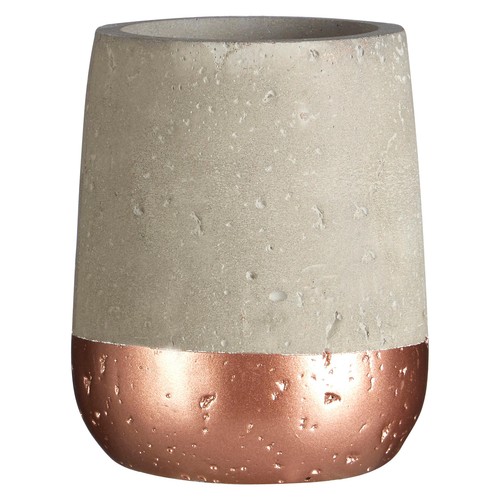 Premier Housewares Neptune Tumbler, Concrete and Copper