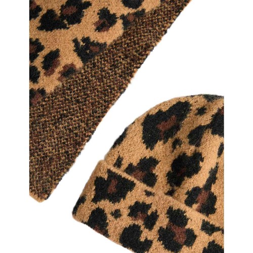 M&S Kids Leopard Print Set, 1-3 Y, Brown Mix