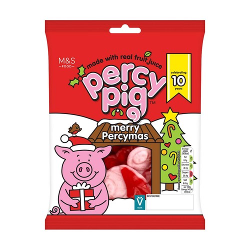 M&S Percy Pig Merry Percymas