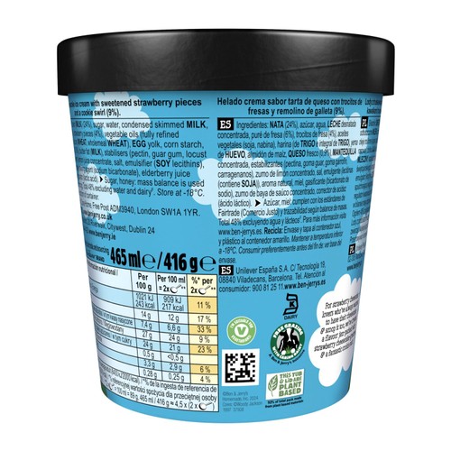 Ben & Jerry's Strawberry Cheesecake Ice Cream Tub
