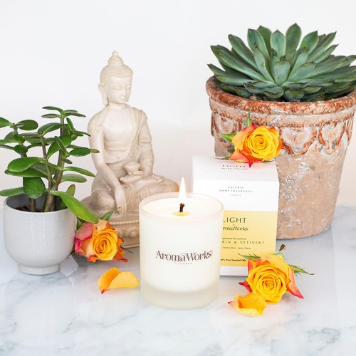 AromaWorks Candle Mandarin & Vetivert