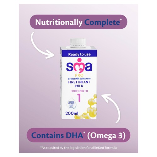 Sma Milk Starter Pack Sma Ready To Feed SMA Pro First Infant Milk