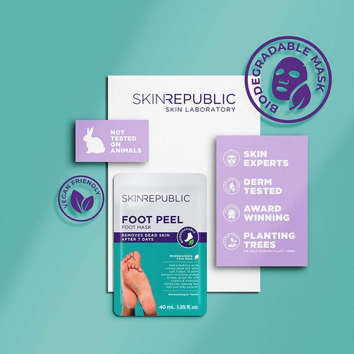Skin Republic Biodegradable Foot Peel