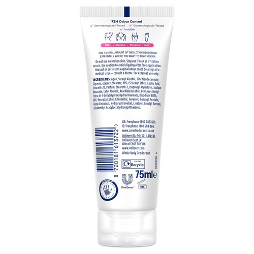 Sure Women Whole Body Wild Rose Cream Deodorant