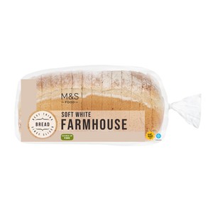 Soft White Farmhouse Bread Loaf