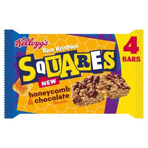 Kellogg's Rice Krispies Squares Honeycomb Snack Bars