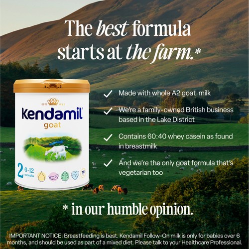Kendamil Goat Follow On Milk Stage 2 From 6-12 Months
