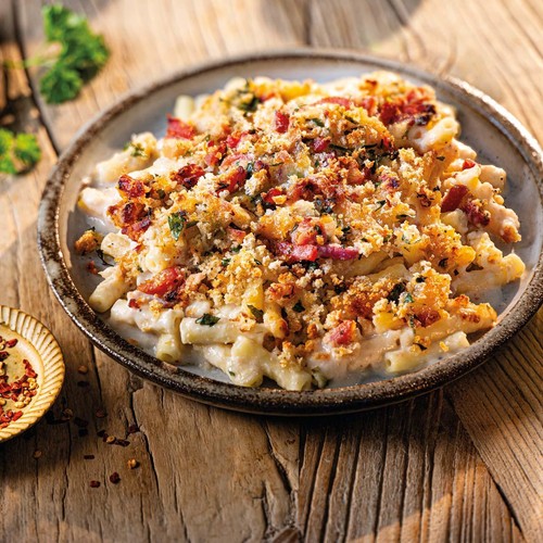 M&S Macaroni Cheese With Crispy Bacon Serves 1