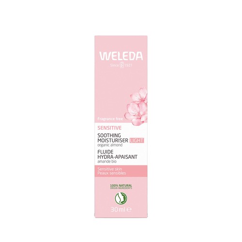 Weleda Sensitive Soothing Light Face Moisturiser Organic Almond Natural