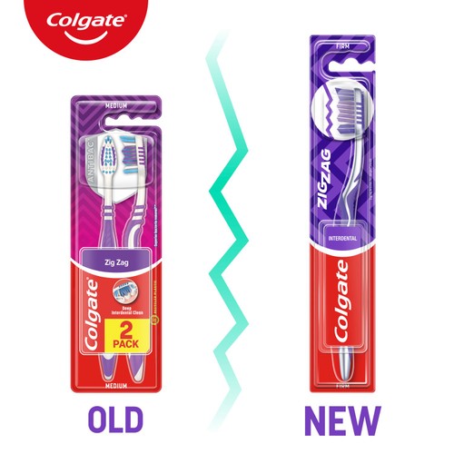 Colgate ZigZag Medium Manual Toothbrush
