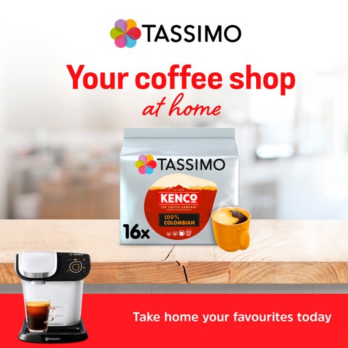 Tassimo Kenco 100% Colombian Coffee Pods