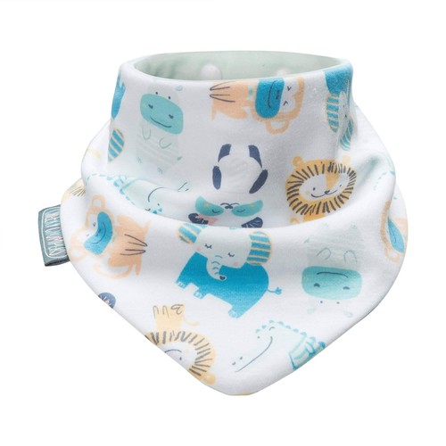 Cheeky Chompers Neckerbib 2 pack Animals & Stars