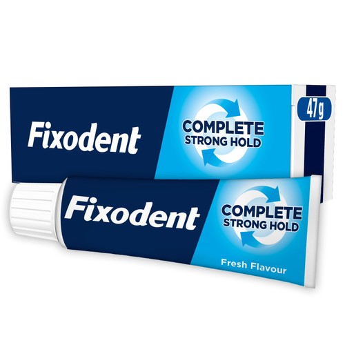 Fixodent Complete Strong Hold Fresh Flavour Denture Adhesive