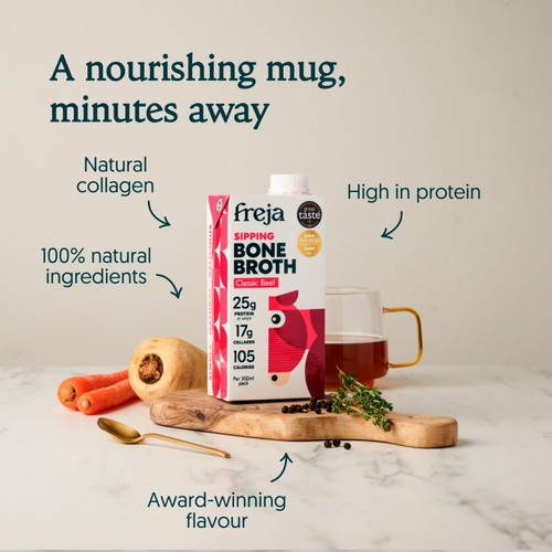 Freja Classic Beef Sipping Bone Broth