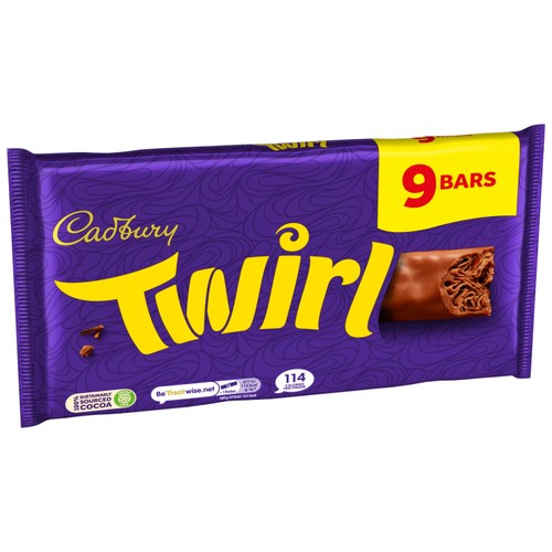 Cadbury Twirl Chocolate Bar Multipack 