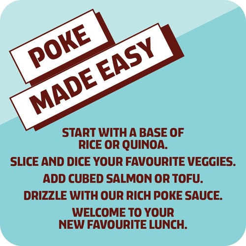 Kikkoman Poke Sauce with Soy Sesame & Chilli