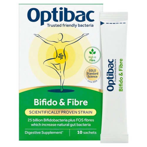Optibac Probiotics Bifido & Fibre - 10 Sachets