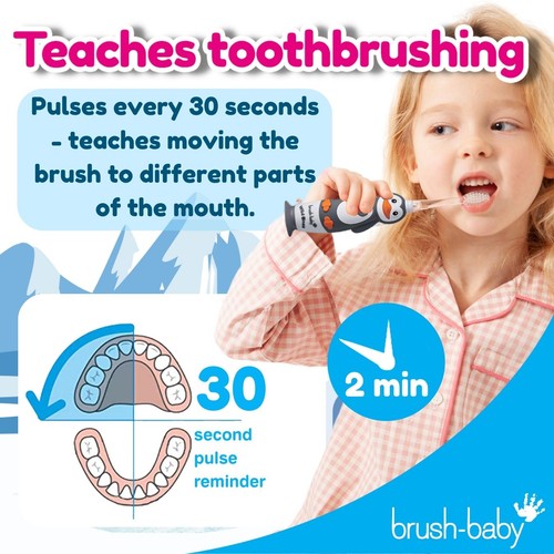 Brush-Baby Kids WildOnes Electric Toothbrush Percy Penguin