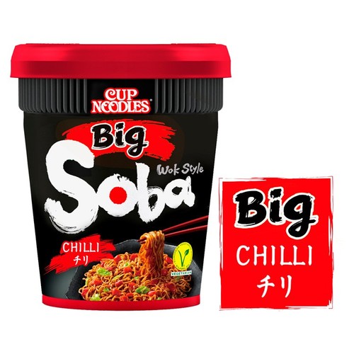 Nissin Soba Big Chilli Instant Noodles Pot