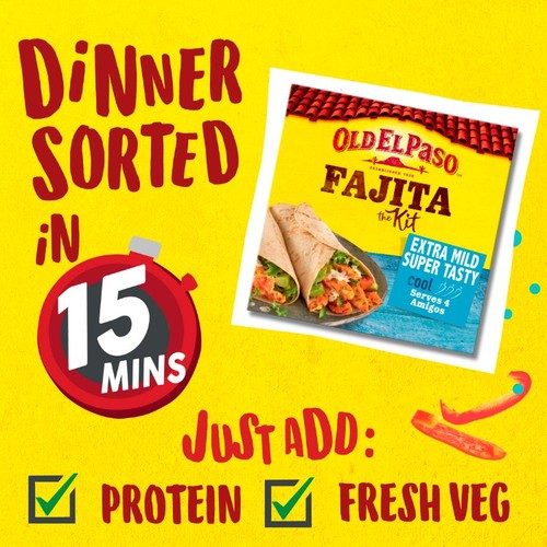 Old El Paso Mexican Extra Mild Super Tasty Fajita Kit