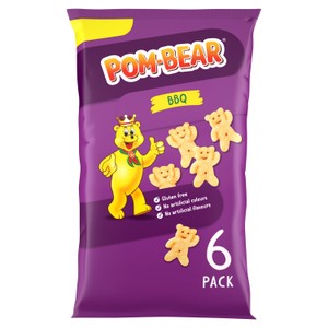 Pom-Bear BBQ Multipack Crisps 6x13g