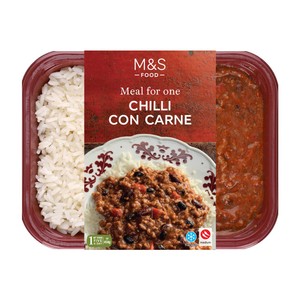 M&S Chilli Con Carne with Rice