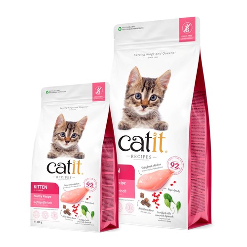 Catit Recipes Dry Kitten Poultry