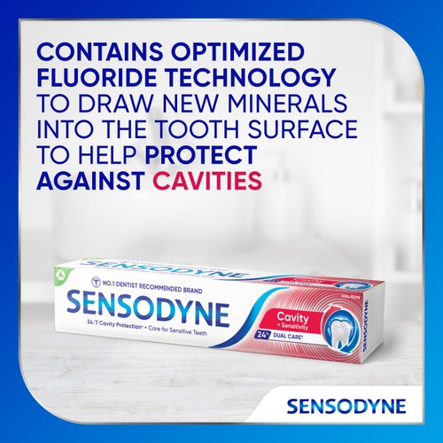 Sensodyne Cavity + Sensitivity Toothpaste, 75ml