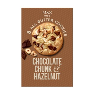M&S All Butter Chocolate Chunk & Hazelnut Cookies