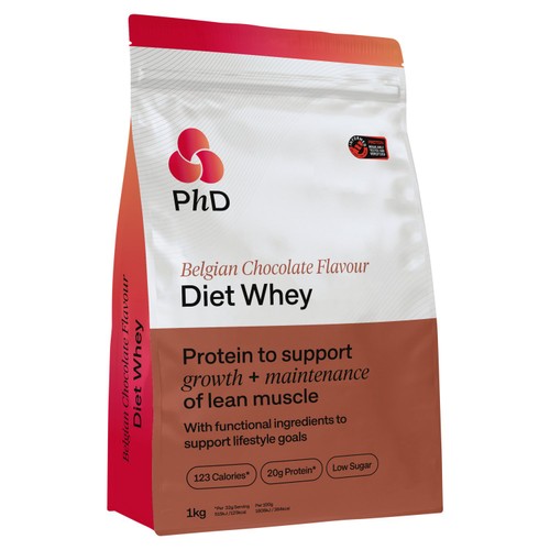 PhD Nutrition Belgian Chocolate Diet Whey Powder