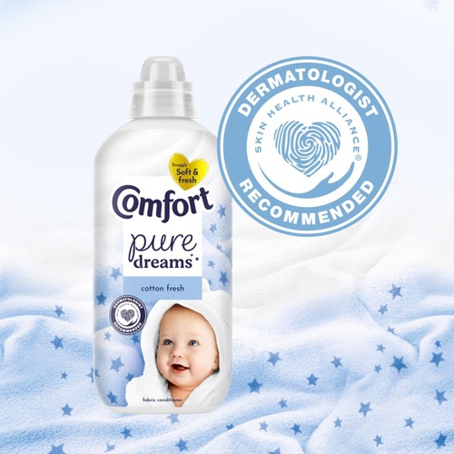Comfort Pure Dreams Cotton Fresh Sensitive Fabric Conditioner