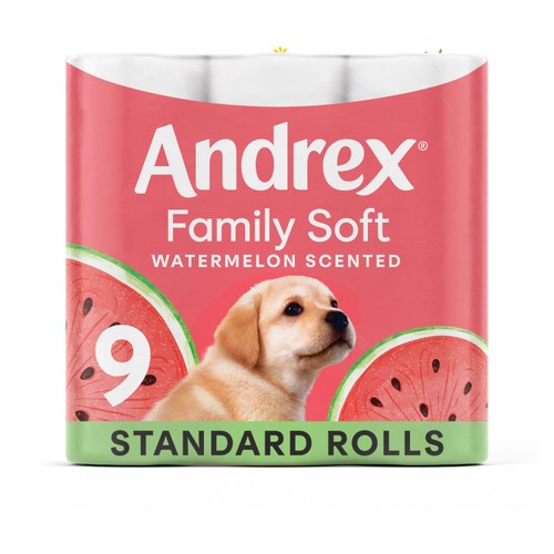 Andrex Family Soft Watermelon Toilet Roll