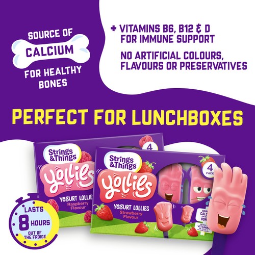 Yollies Raspberry Yogurt Lolly