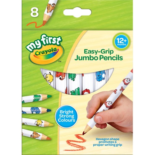 Crayola My First Crayola Jumbo Decorated Pencils