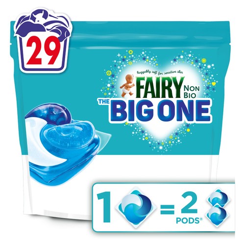 Fairy Non Bio Big One Washing Liquid Pods 29 Washes