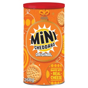 Jacob's Mini Cheddars Original Cheese Baked Snacks Tub