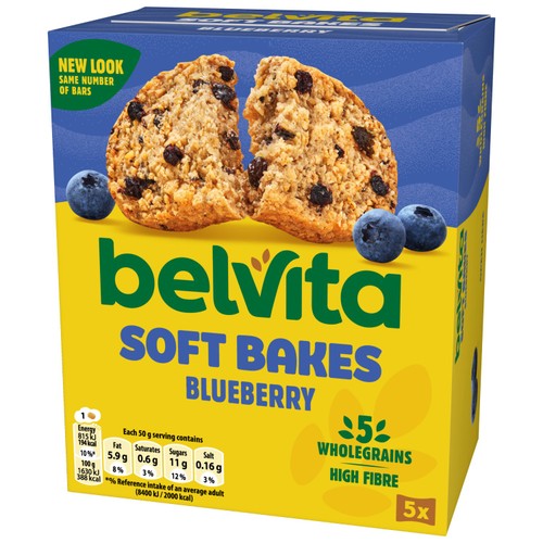 Belvita Breakfast Biscuits Soft Bakes Filled Blueberry