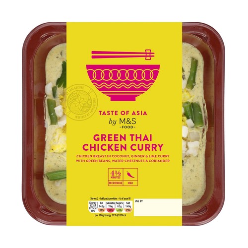 M&S Green Thai Chicken Curry - Taste of Asia
