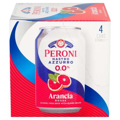 Peroni Alcohol-Free Beer with Blood Orange