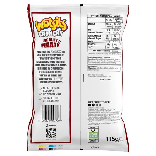 Wotsits Crunchy Really Meaty