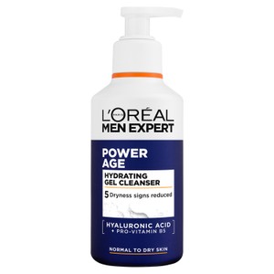 Loreal Men Expert Power Age Hydrating Gel Cleanser For 5 Dryness Signs 260Ml