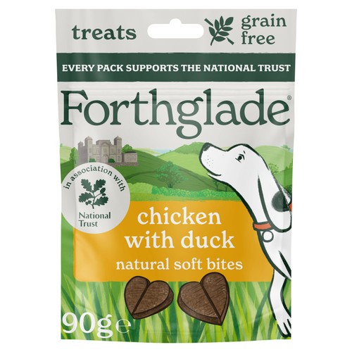Forthglade National Trust Natural Soft Bite Treats Chicken with Duck