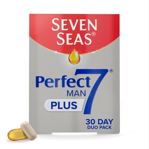 Seven Seas Perfect7 Man Plus Multivitamins & Omega-3 30 Day Duo Pack