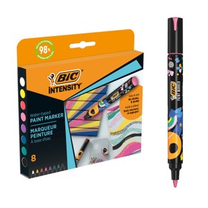 BIC Intensity Pastel Paint Markers Vivid 8 pk