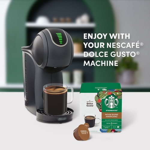 Starbucks Medium House Blend Coffee Pods Dolce Gusto 