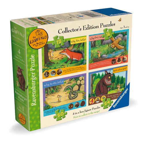Ravensburger Gruffalo & Friends The Gruffalo 4 in a Box Jigsaw Puzzles