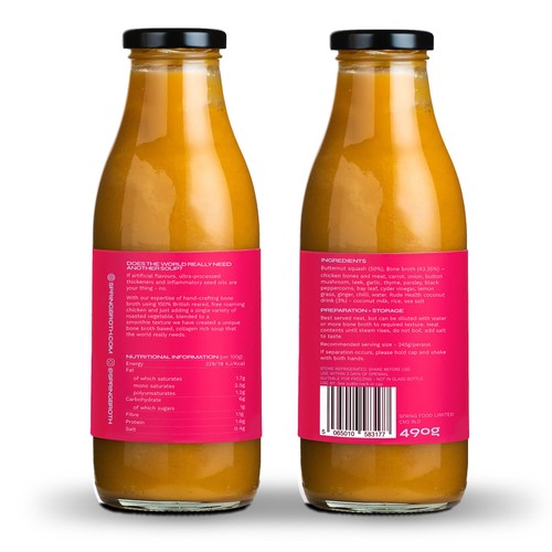 SPRING Roasted Squash x Spicy Chicken Bone Broth